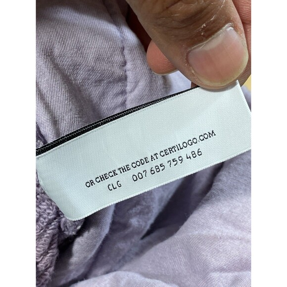 *AUTHENTIC* Off-White Womens Laundry Cargo Sweat Pant in Lilac Pockets Oversized - Picture 7 of 13